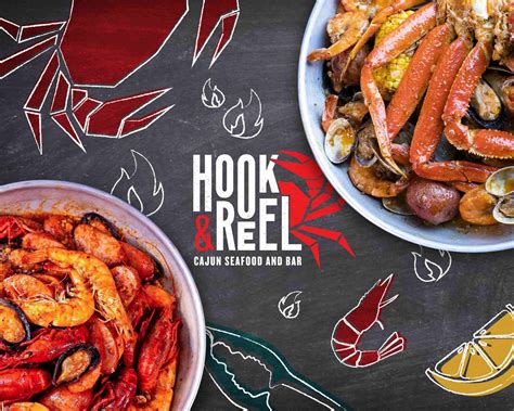 Hook and reel restaurant - With so few reviews, your opinion of Hook & Reel Cajun Seafood & Bar could be huge. Start your review today. Overall rating. 3 reviews. 5 stars. 4 stars. 3 stars. 2 stars. 1 star. Filter by rating. Search reviews. Search reviews. Heidi P. Sacramento, CA. 670. 10. 5. Mar 11, 2024. 1 photo. Great new crawfish place. Love the food selection ...